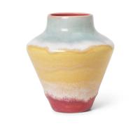 Kähler Vase Poppery 12 cm Rose-menthe-jaune