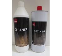 Kährs Kit économique de 1000 ml d'huile satinée et de nettoyant.