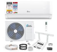 Kältebringer Climatiseur Split - 9000 BTU - 2,6 kW - Avec fonction chauffage, WiFi et App - très silencieux & économe en énergie, avec support mural - Marque de qualité Allemande