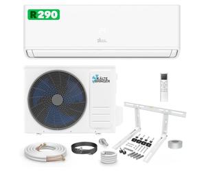 Kältebringer® Climatiseur Split Réversible 9000 BTU 2,8 kW R290 | Sans gaz F - climatiseur très silencieux avec WiFi et application, refroidissement support mural inclus
