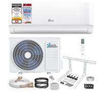 Kältebringer Climatiseur Split Réversible Prêt à Poser, 18000 BTU/h (5,3 kW), Gaz Préchargé, Wi-Fi/Application, Refroidissement Chauffage Réfrigérant R32, Support Mural Inclus