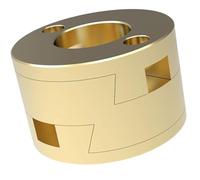 Kaeltsyn Accouplement de pièce d ' imprimante, Arbre T8, vis Ronde, couplage métallique pour Accessoires de lit Chaud Flexibles, coupleur de stabilisation d ' Arbre d ' imprimante