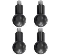 Kaeltsyn Adaptateurs à tête sphérique Standard de 17mm, 4 pièces, Adaptateur à vis de 1/4 Pouces, pour appareils Photo, téléphones et tablettes, Adaptateur de pour Tablette