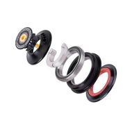 Kaeltsyn Alliage léger - Tube de direction - Roulement d'étanchéité - Double logement - Port conique - Intégration de fourche - Casques usinés avec roulement d'étanchéité