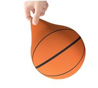 Kaeltsyn Ballon de basket silencieux en mousse avec housse en tissu réduisant le bruit, intérieur pour entraînement à la maison, silencieux, léger, entraînement à faible bruit