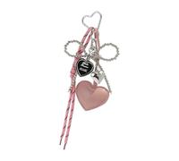Kaeltsyn Bijoux de à main sur le thème sombre avec des nœuds complexes et un pendentif en forme de cœur, accessoire de, porte-clés de mode pour femmes, breloques de en métal, décors
