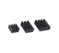 Kaeltsyn Blocs de dissipateur Thermique en Aluminium avec, 1 Set | Pièces à ailettes en aluminium avec adhésif thermique pour puces sur cartes de développement et constructions de