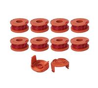 Kaeltsyn Bobine de fil pour débroussailleuse avec capuchon de bobine de fil pour accessoires de jardin, bobines de rechange avec ensemble de filetage pour accessoires Blackdecker