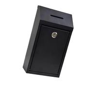 Kaeltsyn Boîte aux lettres murale imperméable de grande capacité verrouillée pour les dons