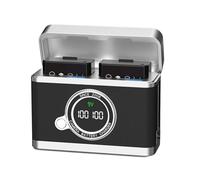 Kaeltsyn Boîtier de Chargement de Batterie E10 à emplacements Multiples Type C PD20W, Rapide pour appareils Photo DSLR, écran LCD, de Batterie d ' Appareil Photo USB C