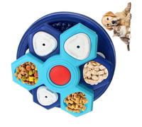 Kaeltsyn Bol Robuste en PP à Alimentation Lente pour Chien, avec Sections rotatives pour stimuler l ' des Animaux de Compagnie et améliorer la Digestion, Puzzle Alimentaire pour Chiens