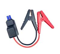 Kaeltsyn Câble de Serrage pour démarreur de Saut 10 AWG avec extrémité, A | Extrémité du connecteur EC5, fils positifs rouges et négatifs noirs, matériel de connexion pour démarrer une