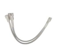 Kaeltsyn Câble séparateur à 4 broches, 1 à 2 ports, avec manchon résistant interférences, pour systèmes multi-ventilateurs, câble séparateur d ' extension