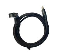 Kaeltsyn Câble USB C vers câble robuste 240 W à alimentation rapide avec embout rotatif et mesure LED au câble