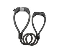 Kaeltsyn Cadenas de sécurité à combinaison antivol pour vélo, poids léger, double tête, cadenas à mot de passe pour vélo en plein air haute sécurité cadenas à mot de passe