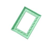 Kaeltsyn Cadre photo en bois avec finition uniforme et moulé, Green | Cadre rectangulaire et ouverture pour photos, corps en bois moulé unifié, accent décoratif pour les entrées, les