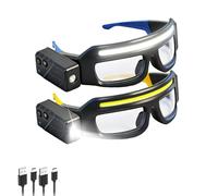 Kaeltsyn Casque d'éclairage réglable avec faisceau étendu et faisceau concentré pour cyclisme, pêche, lampe frontale XTE Highlight