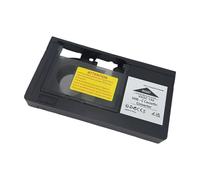 Kaeltsyn Cassette adaptateur VHS-C pour caméscope standard lecture VHS, coque avec porte de chargement visible, ne convient pas aux formats MiniDV Hi8 8 mm