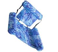 Kaeltsyn Chaise longue gonflable pliable pour piscine, plage et lac avec tissu Oxford épais et détails anti-fuite