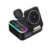 Kaeltsyn Chargeurs Multiples sans Fil avec Cordon rétractable et Aimant Puissant, supporte Une Sortie magnétique de 15W sans Fil