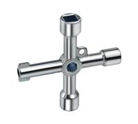 Kaeltsyn roisée de conception multifonctionnelle, adaptée trous de différentes formes de 5, 3 mm à 9 mm, poignée ergonomique pour les urgences, outil de clé à trous multiples