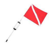 Kaeltsyn Compacts Drapeau de signalisation sous-marine en polyester pratique avec flottabilité intégrée pour faciliter le transport et l'installation - Bouées de plongée avec poids