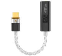 Kaeltsyn Convertisseur auditif numérique USB C pour Smartphones, Prend en Le décodage 32 Bits 384 KHz et la détection Automatique de l ' impédance, Carte Son HiFi USB C