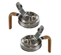 Kaeltsyn Couvercle verseur résistant à la rouille avec bec verseur en acier inoxydable pour boissons et liquides - Accessoires de fête en plein air