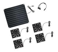 Kaeltsyn Déni de câblage Dispositif de réfrigération 25 W Panneau Run Ensemble de Ventilateur d ' Réponse de réduction de pour Les résidences pour Animaux de Compagnie Shacks de