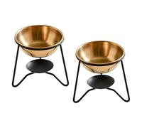 Kaeltsyn Diffuseur d'huiles essentielles en acier inoxydable pour aromathérapie, chauffe-plat, ensemble de photophores pour la maison et la détente, décoration d'intérieur, cire brûle-parfum