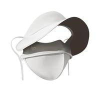 Kaeltsyn Écharpe faciale pour les aventures en plein air et couverture du cou en saison chaude pour femme, gris clair, K