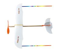 Kaeltsyn Ensemble d ' Avion modèle en Mousse alimenté en Caoutchouc | Jouet volant à assembler à la main, activité familiale en plein air, détails de colorée, loisirs de parc