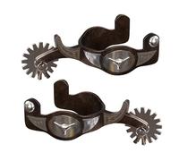 Kaeltsyn Éperon Multifonctionnel pour l ' entraînement des Chevaux, la compétition et l ' équitation, caractéristiques de durabilité rivetée, Rivets en Acier Inoxydable, éperon de Verrouillage