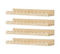 Kaeltsyn Étagères de Rangement murales pour Chambre d ', Solution Flottante en Bois Robuste, étagère de décoration pour Chambre de bébé, 4 pièces
