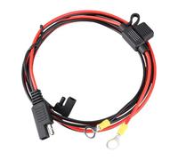 Kaeltsyn Faisceau d'accès batterie SAE 2 broches Quick Release et terminaux à œillets 150 cm avec capuchon de protection pour moto ou voiture