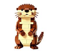 Kaeltsyn Figurine Animale de Bloc de Connexion pour Affichage décoratif, B | Assemblage de blocs de connexion, formulaire de complet, tâche de construction pratique, pièce