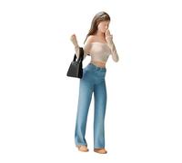 Kaeltsyn Figurine de poupée Miniature à l ' échelle 1/64 avec détails Fins, avec Un Design réaliste pour la Photographie et l ' Arrangement de scènes de Rue, Figurine de Personnes Miniatures colorées