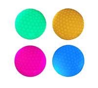 Kaeltsyn Glow Lot de 4 balles de golf lumineuses à LED résistantes à l'eau 3 couches