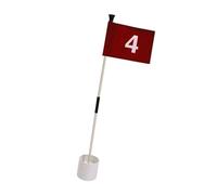 Kaeltsyn Golf Putting Green Accessoire Flagstick Cup pour Backyard Club Training Training Equipment