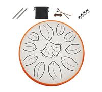 Kaeltsyn Handpan Drum Instrument de percussion à 11 notes pour yoga avec sac de rangement
