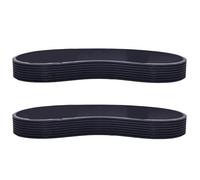 Kaeltsyn High 8PJ411 Courroie de tapis roulant avec 8Peak 7Groove Design professionnel pour un fonctionnement fluide et silencieux 412 mm