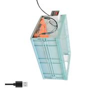 Kaeltsyn Incubateur compact USB pour perruches avec thermostat numérique et cadre pliable pour petits oiseaux Thermostat intelligent pour oiseaux
