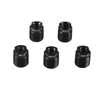 Kaeltsyn Jeu de connecteurs filetés en Aluminium, 5 pièces, pour Modification du Levier de Transmission, avec différentes Tailles, du Petit Grand, Ensemble d ' adaptateurs de Changement Multi-Tailles
