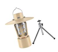 Kaeltsyn Lampe de camping vintage portable avec crochet de suspension et éclairage à filament étendu pour les voyages en randonnée Lampe de camping rétro tendance