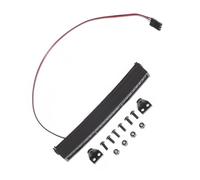 Kaeltsyn Lampe de toit en métal à l'échelle 1/10 avec LED haute luminosité et installation facile, outil antichoc pour voitures sur chenilles, accessoires de voiture en métal