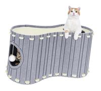 Kaeltsyn Lit lavable pour chat perçu offrant des fonctions de griffure, de repos et de dissimulation - Trois mille propriétaires d'animaux occupés - Moteur de recherche - Meubles simples - Poteau de