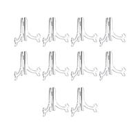 Kaeltsyn Lot de 10 supports de rangement en acrylique faciles à utiliser pour une gestion efficace de l'espace dans des espaces dynamiques comme les expositions, les maisons, les décors