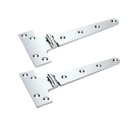 Kaeltsyn Lot de 2 charnières en forme de T en acier inoxydable 316 de qualité supérieure pour une utilisation marine sur yachts et navires de cargaison - Antirouille - Installation facile