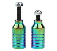 Kaeltsyn Lot de 2 chevilles colorées en alliage d'aluminium pour vélo de rue