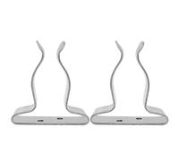 Kaeltsyn Lot de 2 crochets pour bateaux en acier inoxydable avec pince à ressort pour canne à pêche en acier inoxydable